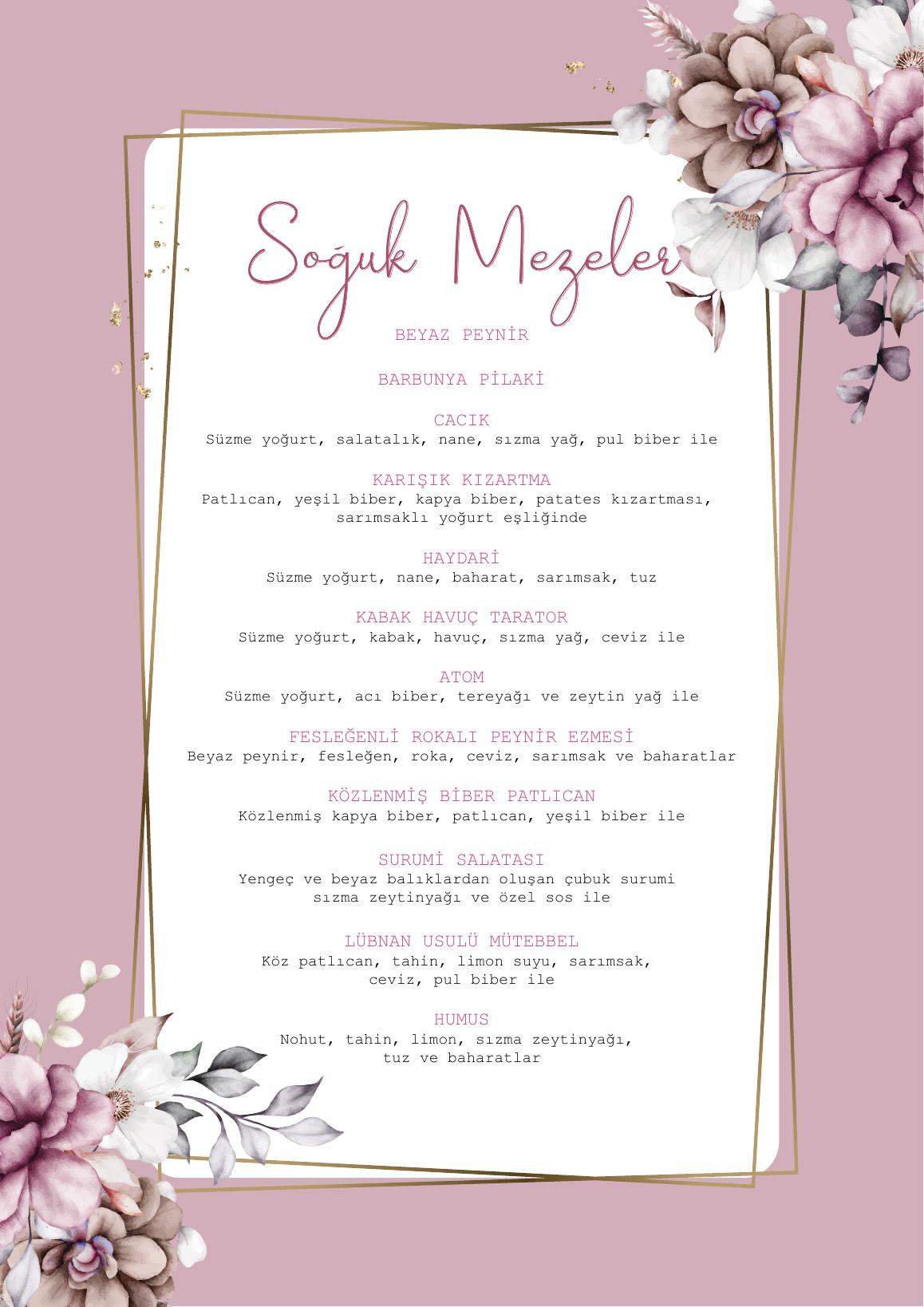 Bab-ı Zer menu page 5
