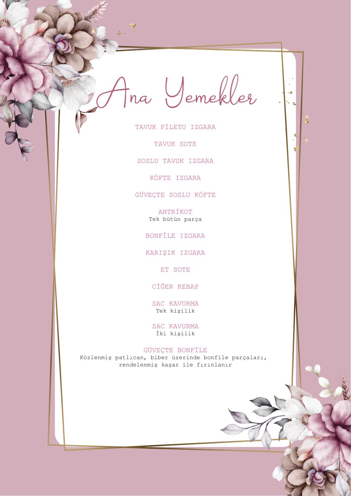 Bab-ı Zer menu page 6