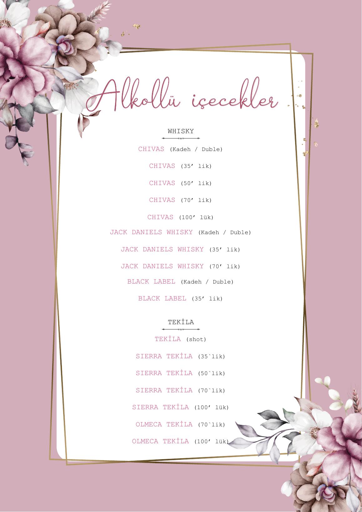 Bab-ı Zer menu page 12