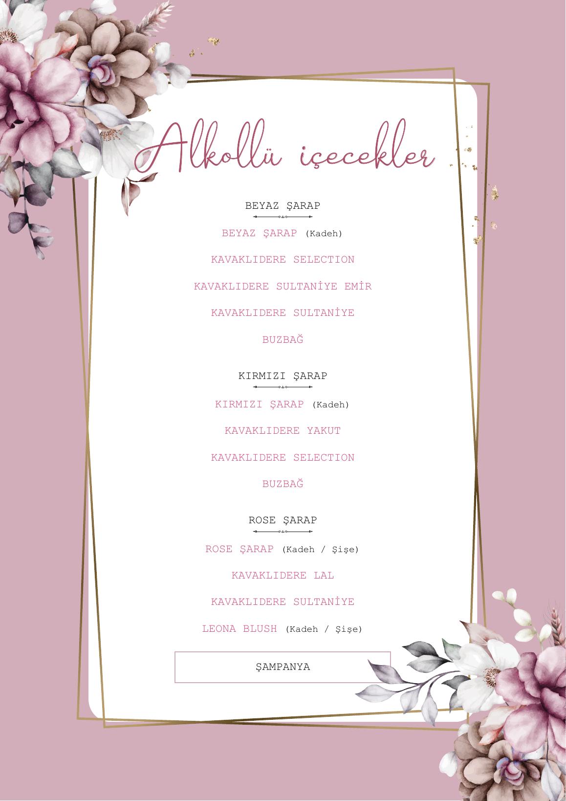 Bab-ı Zer menu page 14