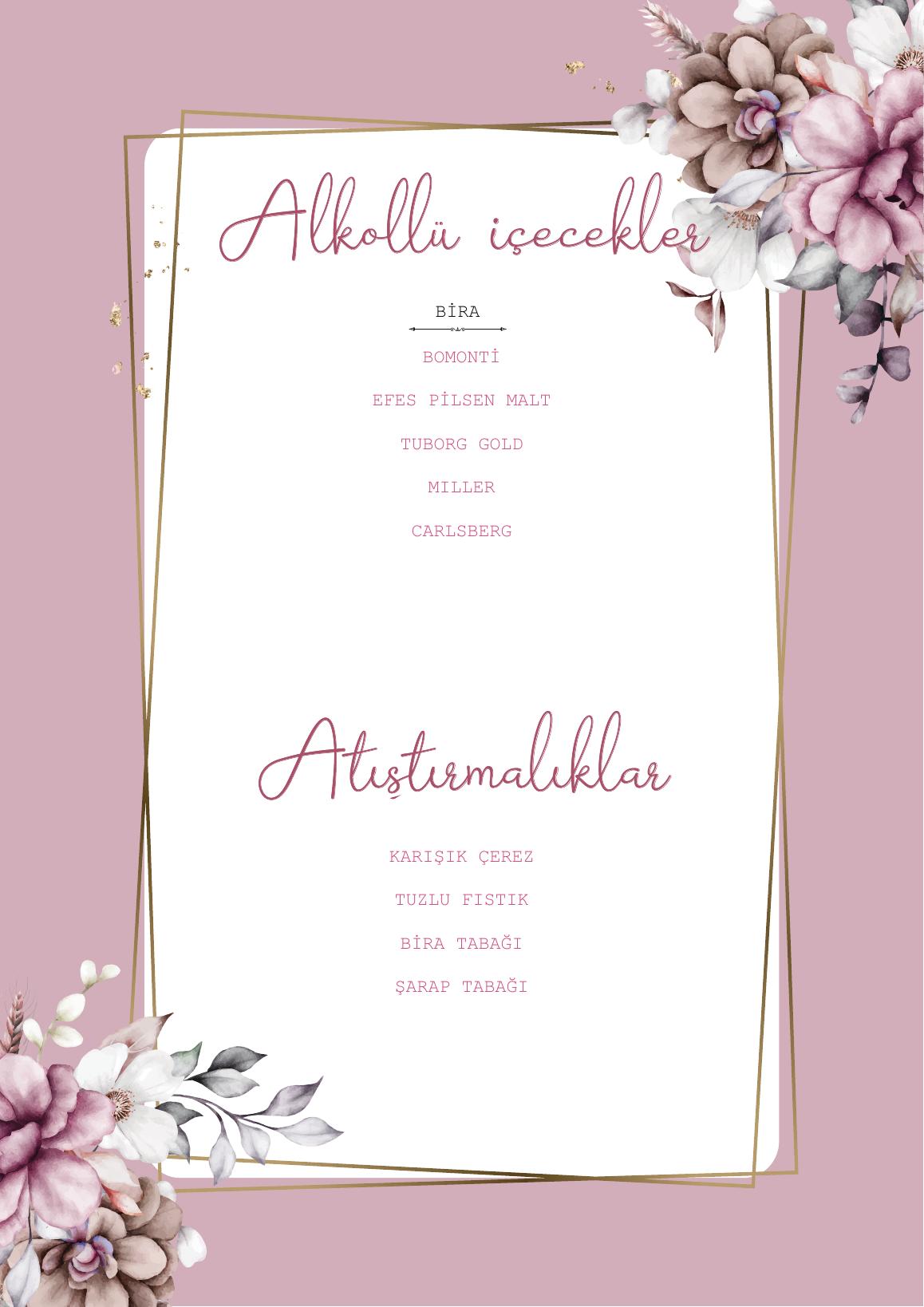 Bab-ı Zer menu page 15